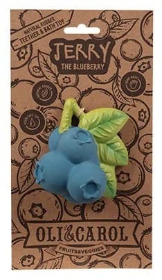 Іграшка прорізувач Oli&Carol Чорниця Джері L-BLUEBERRY-UNIT фото 4 Іграшка прорізувач Oli&Carol Чорниця Джері L-BLUEBERRY-UNIT фото 4