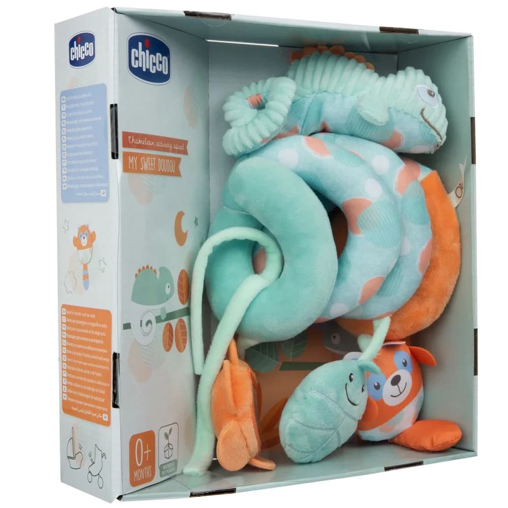 Игрушка спираль Chicco Хамелеон 11043.00 фото 4 Игрушка спираль Chicco Хамелеон 11043.00 фото 4