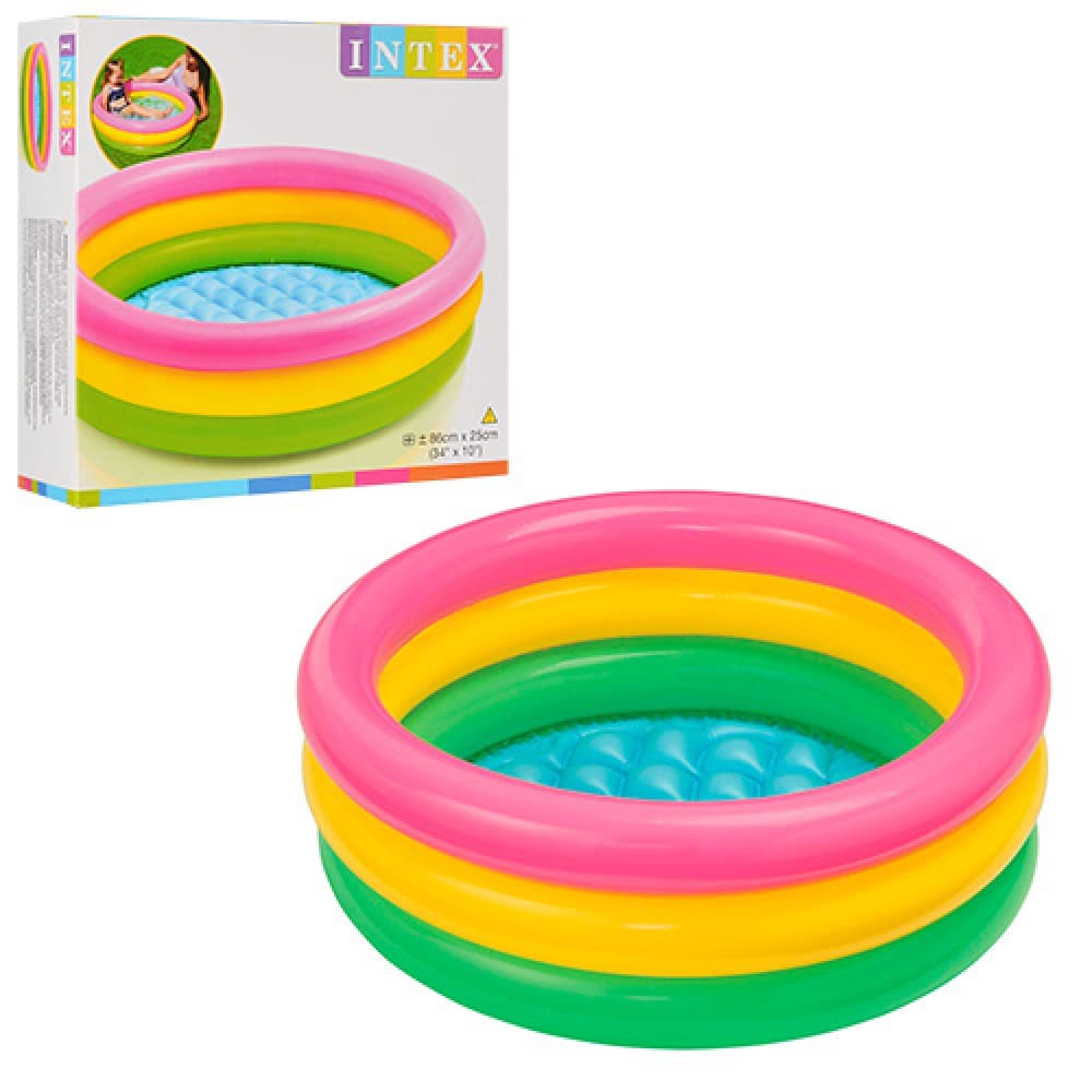Басейн 3 кільця 86*25см Intex 58924 Басейн 3 кільця 86*25см Intex 58924