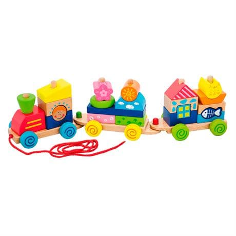 Каталка деревянная Viga Toys Паровозик 50089 Каталка деревянная Viga Toys Паровозик 50089