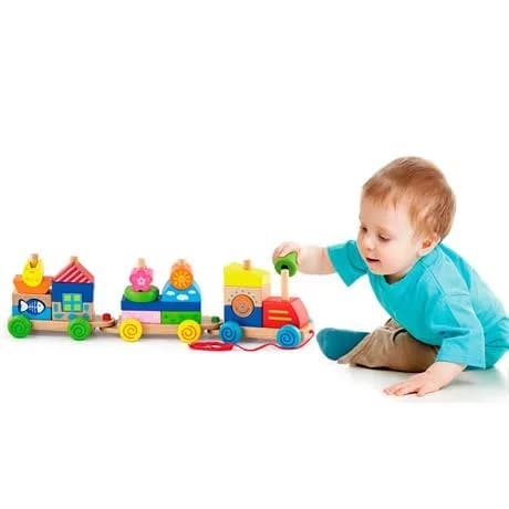 Каталка деревянная Viga Toys Паровозик 50089 фото 5 Каталка деревянная Viga Toys Паровозик 50089 фото 5