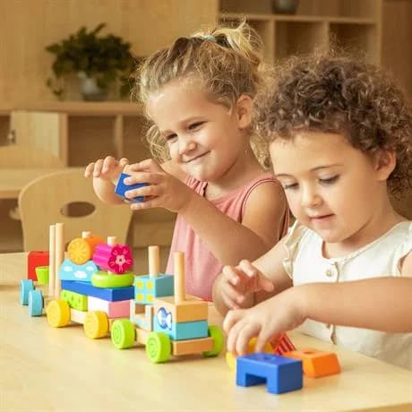 Каталка деревянная Viga Toys Паровозик 50089 фото 4 Каталка деревянная Viga Toys Паровозик 50089 фото 4
