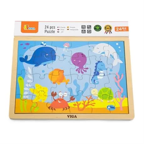 Пазл деревянный Viga Toys Океан 50200 фото 3 Пазл деревянный Viga Toys Океан 50200 фото 3