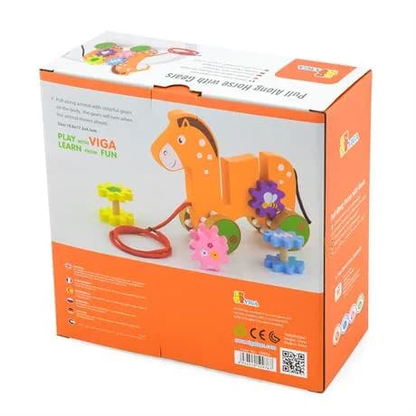 Каталка дерев'яна Viga Toys Коник 50976 фото 3