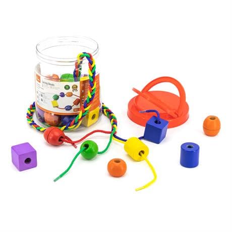 Шнуровка деревянная Viga Toys Бусинки 58466 Шнуровка деревянная Viga Toys Бусинки 58466