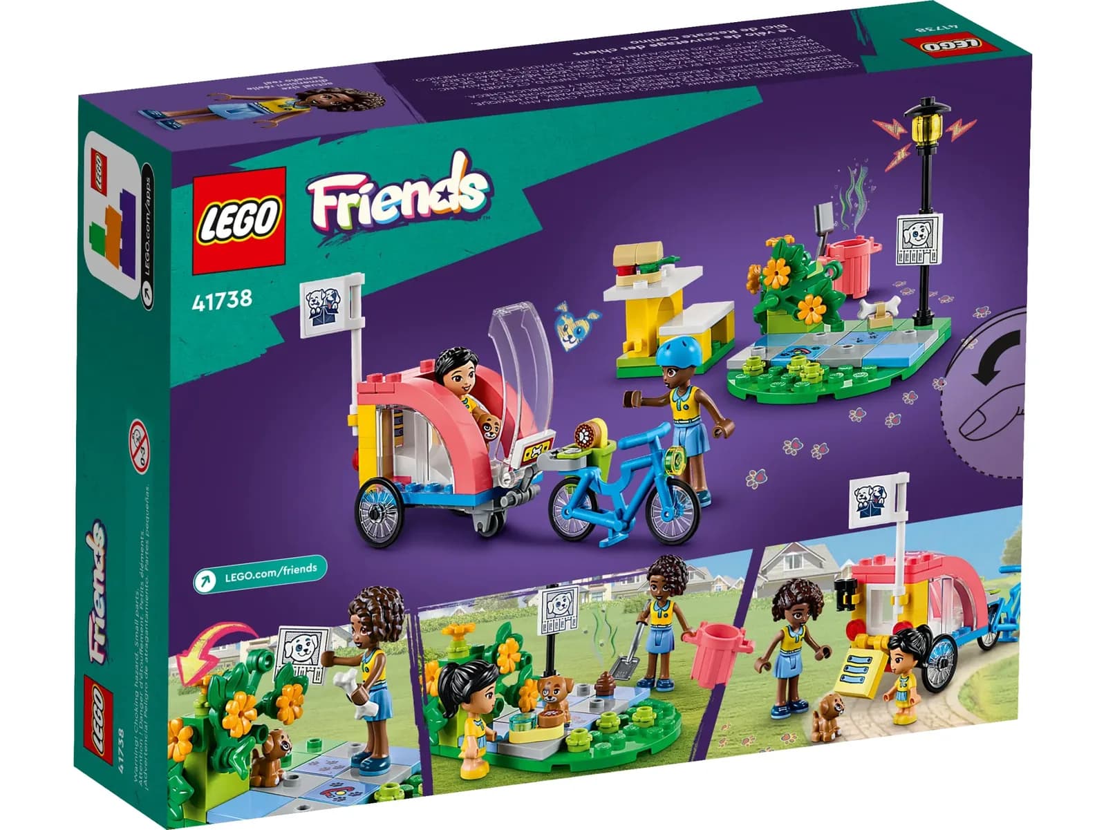 Конструктор Lego Friends Велосипед для порятунку собак 125дет 41738 фото 2 Конструктор Lego Friends Велосипед для порятунку собак 125дет 41738 фото 2