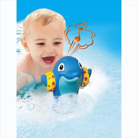 Игрушка для купания TOMY Toomies Дельфин-брызгалка E72359 фото 3 Игрушка для купания TOMY Toomies Дельфин-брызгалка E72359 фото 3
