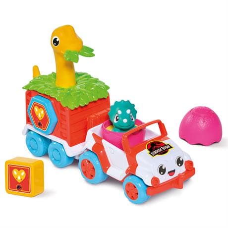 Машина дінотрейлер TOMY Toomies Jurassic World E73253