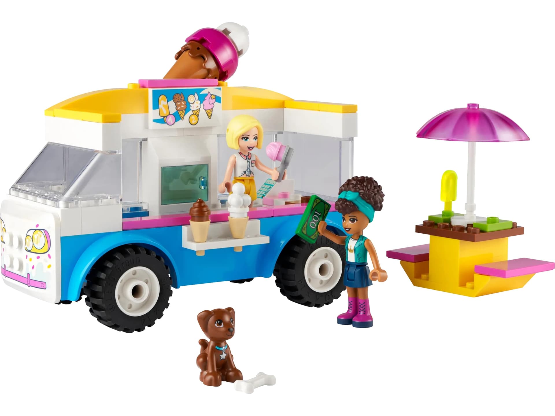Конструктор Lego Friends Фургон с мороженым 84дет 41715 Конструктор Lego Friends Фургон с мороженым 84дет 41715