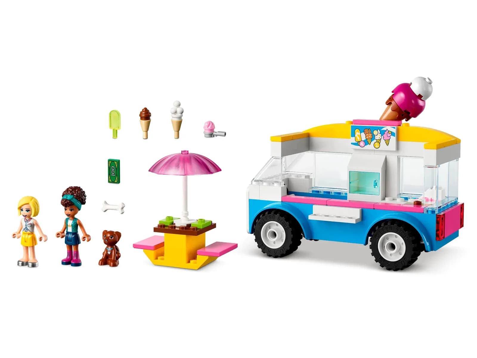 Конструктор Lego Friends Фургон с мороженым 84дет 41715 фото 3 Конструктор Lego Friends Фургон с мороженым 84дет 41715 фото 3
