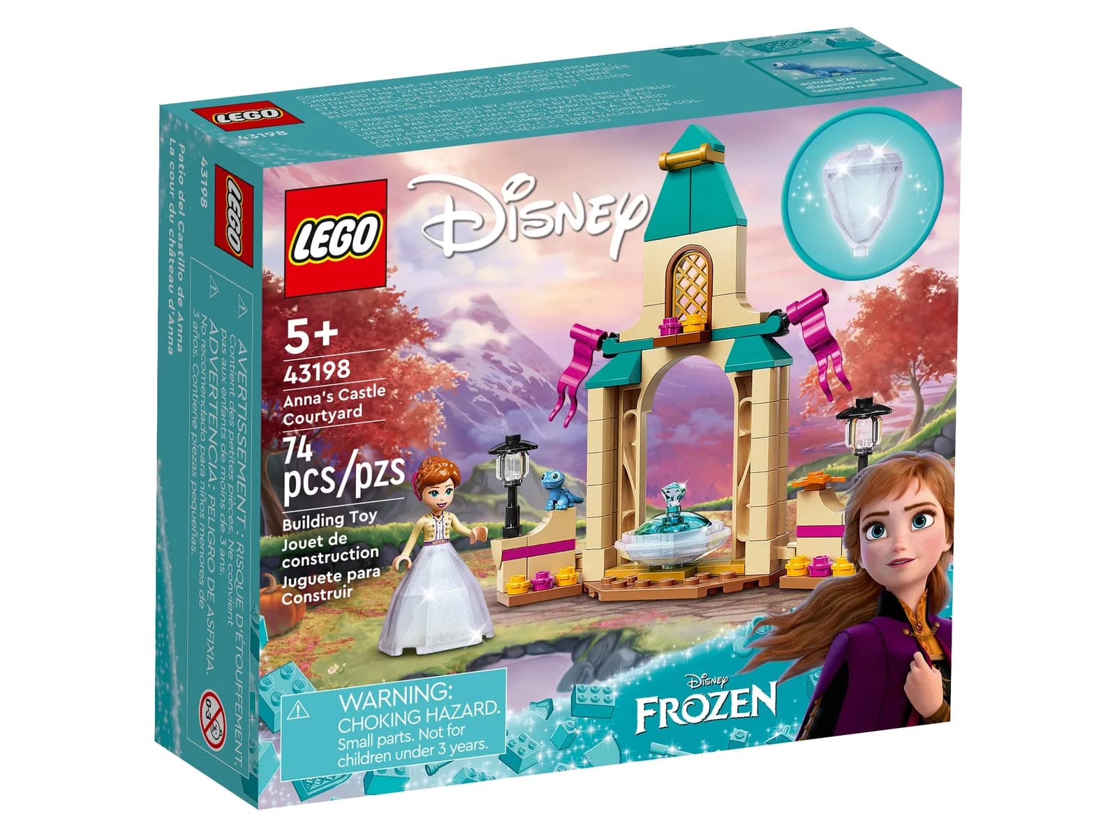 Конструктор Lego Disney Двір замку Анни 74дет 43198 фото 3