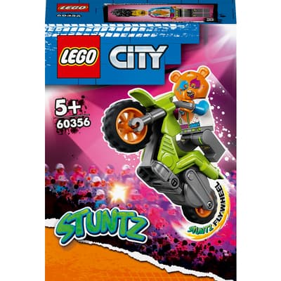 Конструктор Lego City Каскадерський мотоцикл ведмедя 10дет 60356 Конструктор Lego City Каскадерський мотоцикл ведмедя 10дет 60356