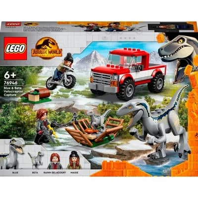 Конструктор Lego Jurassic World Блу та впіймання бета-велоцираптора 181дет 76946 фото 2 Конструктор Lego Jurassic World Блу та впіймання бета-велоцираптора 181дет 76946 фото 2