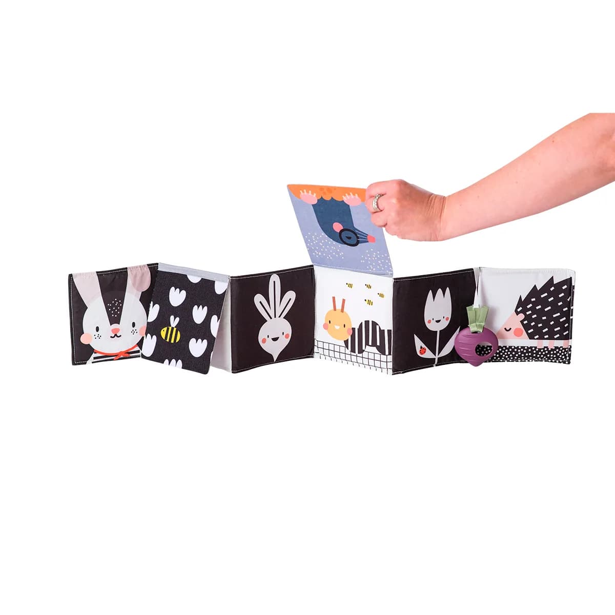 Книжка-розкладушка Taf Toys Зайчики 13065 фото 2