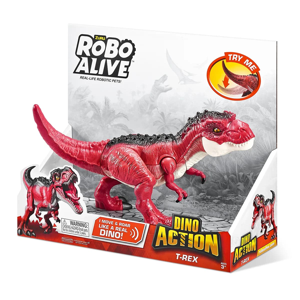 Игрушка интерактивная Zuru Robo Alive Тиранозавр 7171 фото 3