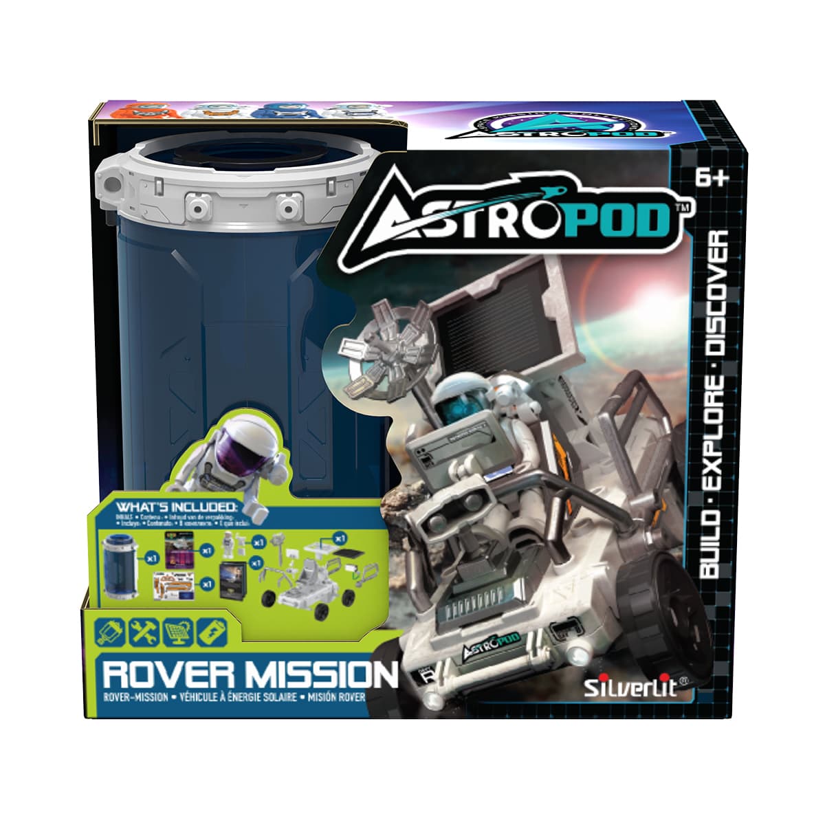 Набор игровой Silverlit Astropod Миссия Собери космический ровер 80332 Набор игровой Silverlit Astropod Миссия Собери космический ровер 80332