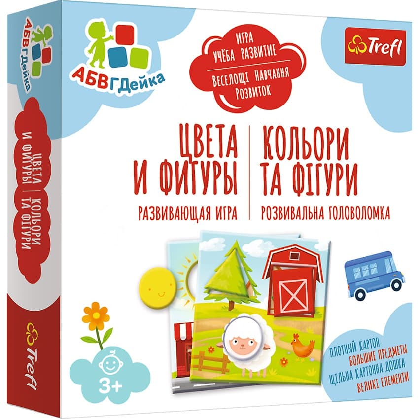Гра настільна Trefl АБВГДейка 02159 Гра настільна Trefl АБВГДейка 02159