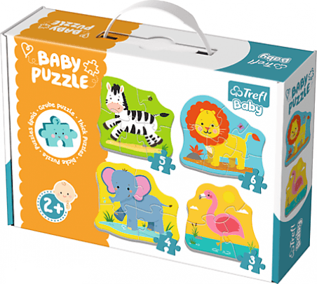 Пазл Trefl Baby Classic Тваринки на сафарі 36073 Пазл Trefl Baby Classic Тваринки на сафарі 36073