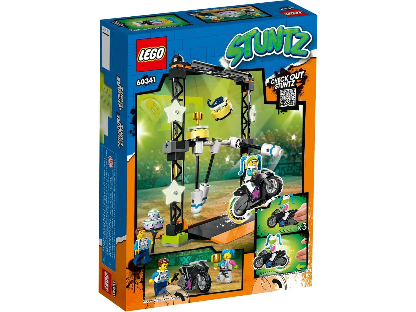 Конструктор LEGO City Stuntz Каскадерская задача Нокдаун 117дет 60341 фото 2 Конструктор LEGO City Stuntz Каскадерская задача Нокдаун 117дет 60341 фото 2