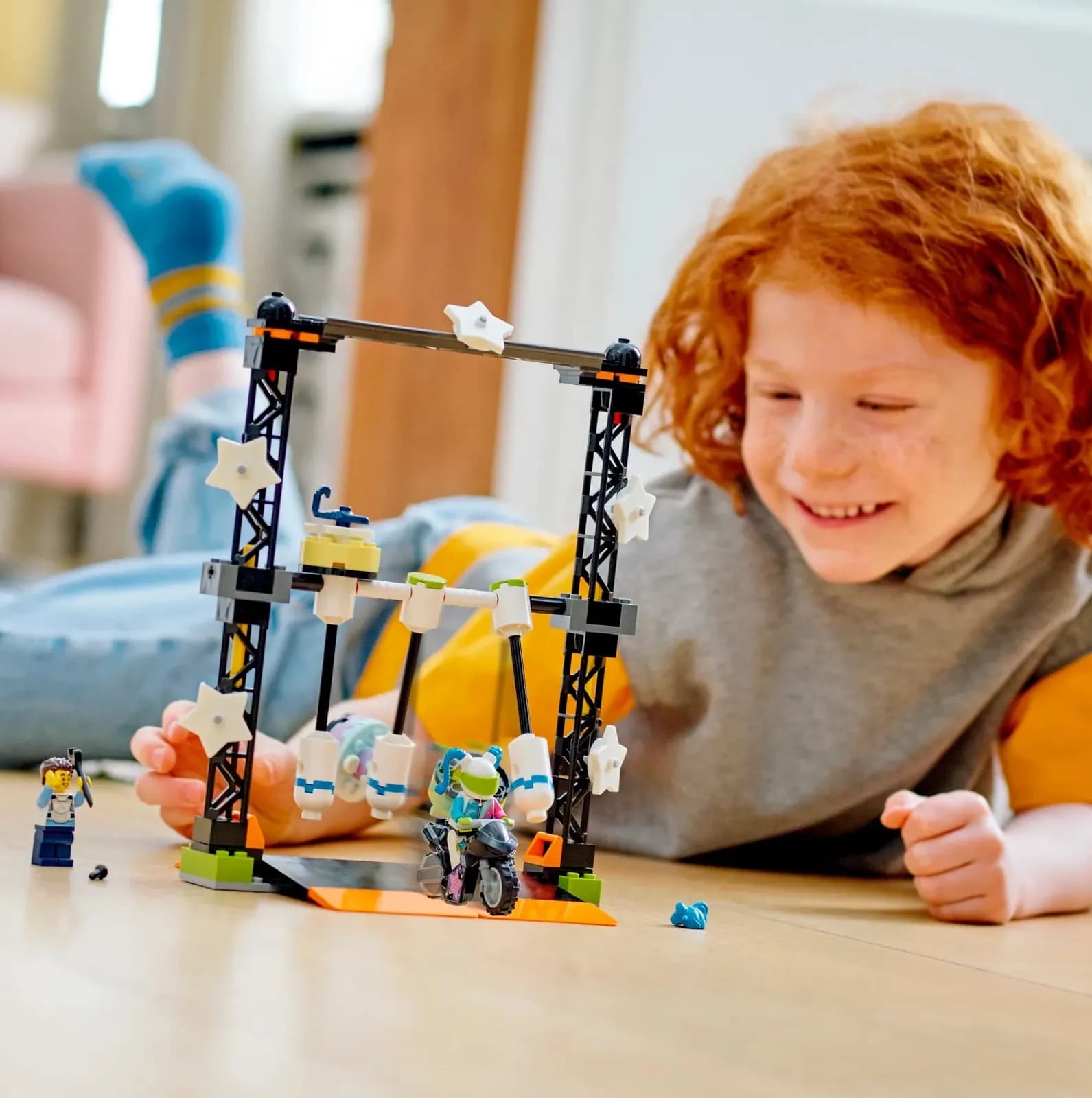 Конструктор LEGO City Stuntz Каскадерская задача Нокдаун 117дет 60341 фото 4 Конструктор LEGO City Stuntz Каскадерская задача Нокдаун 117дет 60341 фото 4