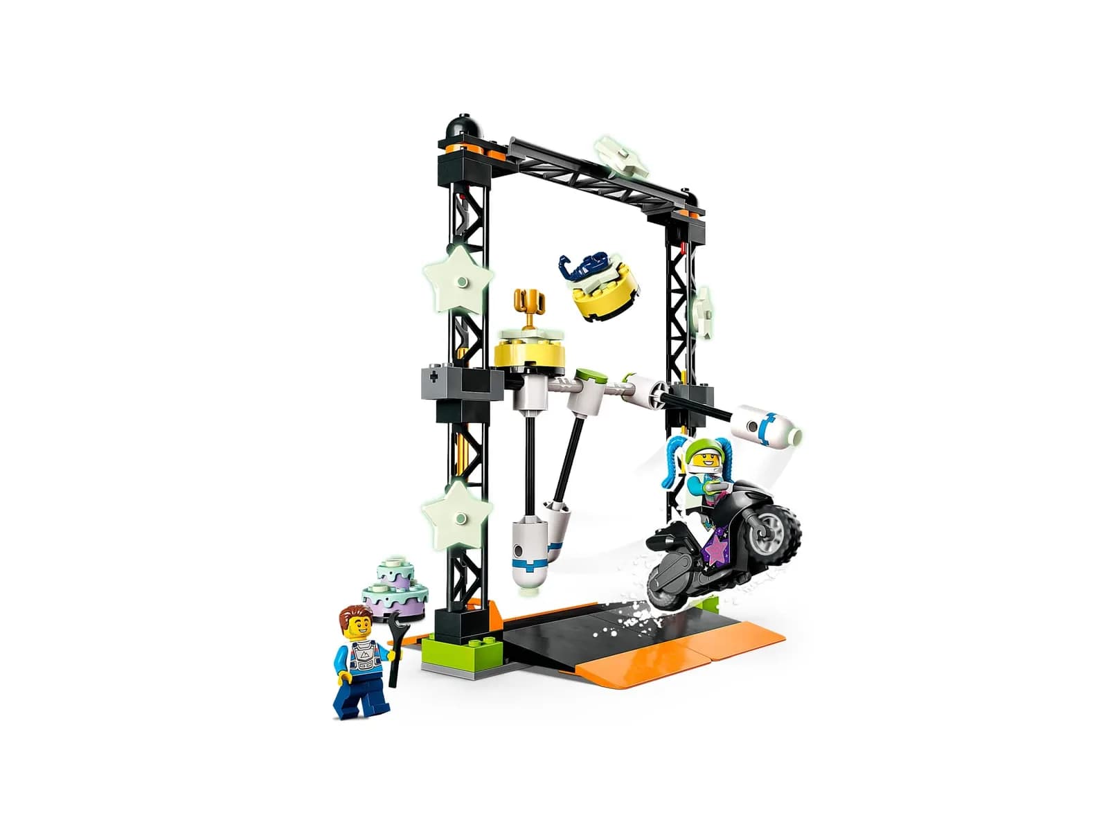Конструктор LEGO City Stuntz Каскадерская задача Нокдаун 117дет 60341 фото 6 Конструктор LEGO City Stuntz Каскадерская задача Нокдаун 117дет 60341 фото 6