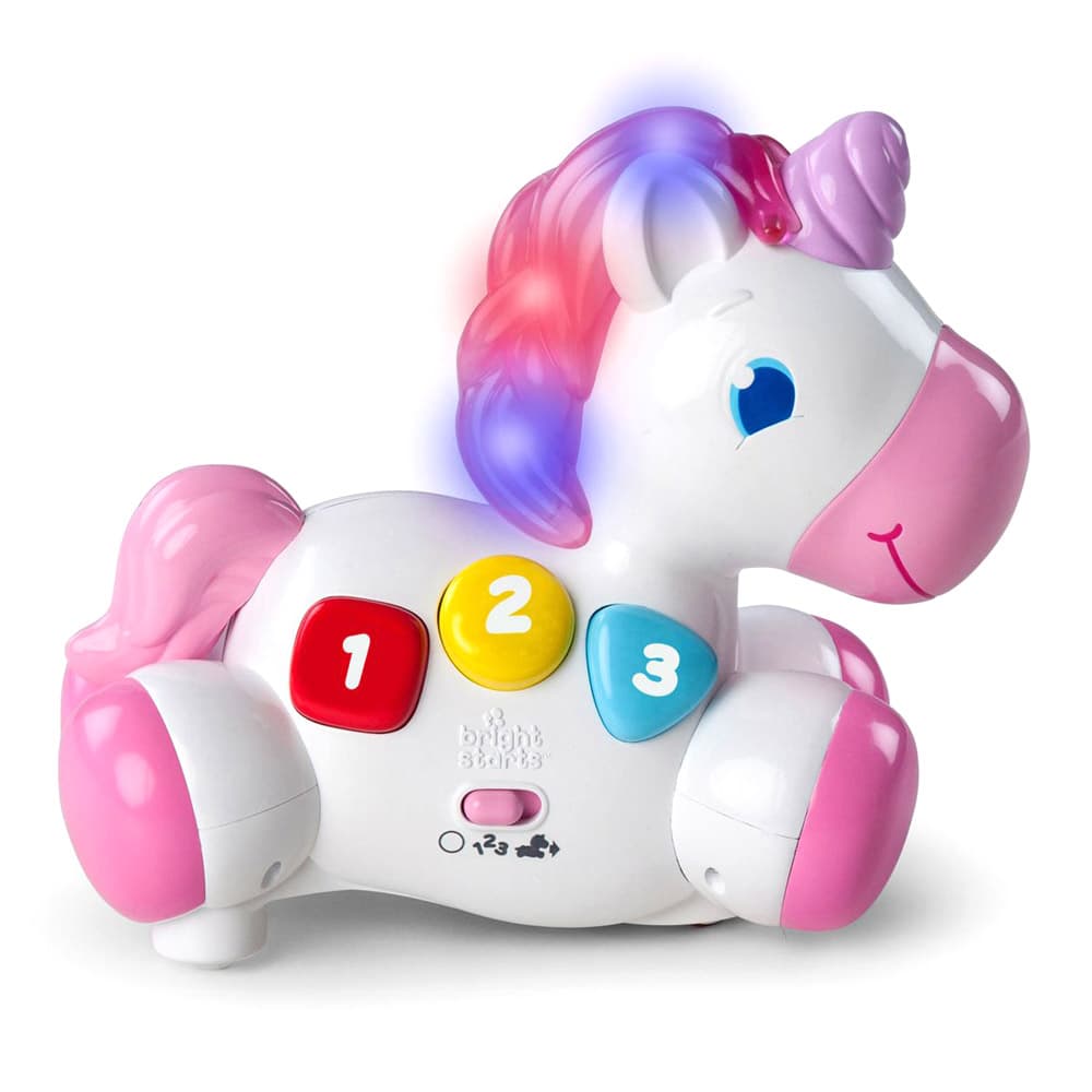 Іграшка музична Bright Starts Rock&Glow Unicorn 10307 Іграшка музична Bright Starts Rock&Glow Unicorn 10307