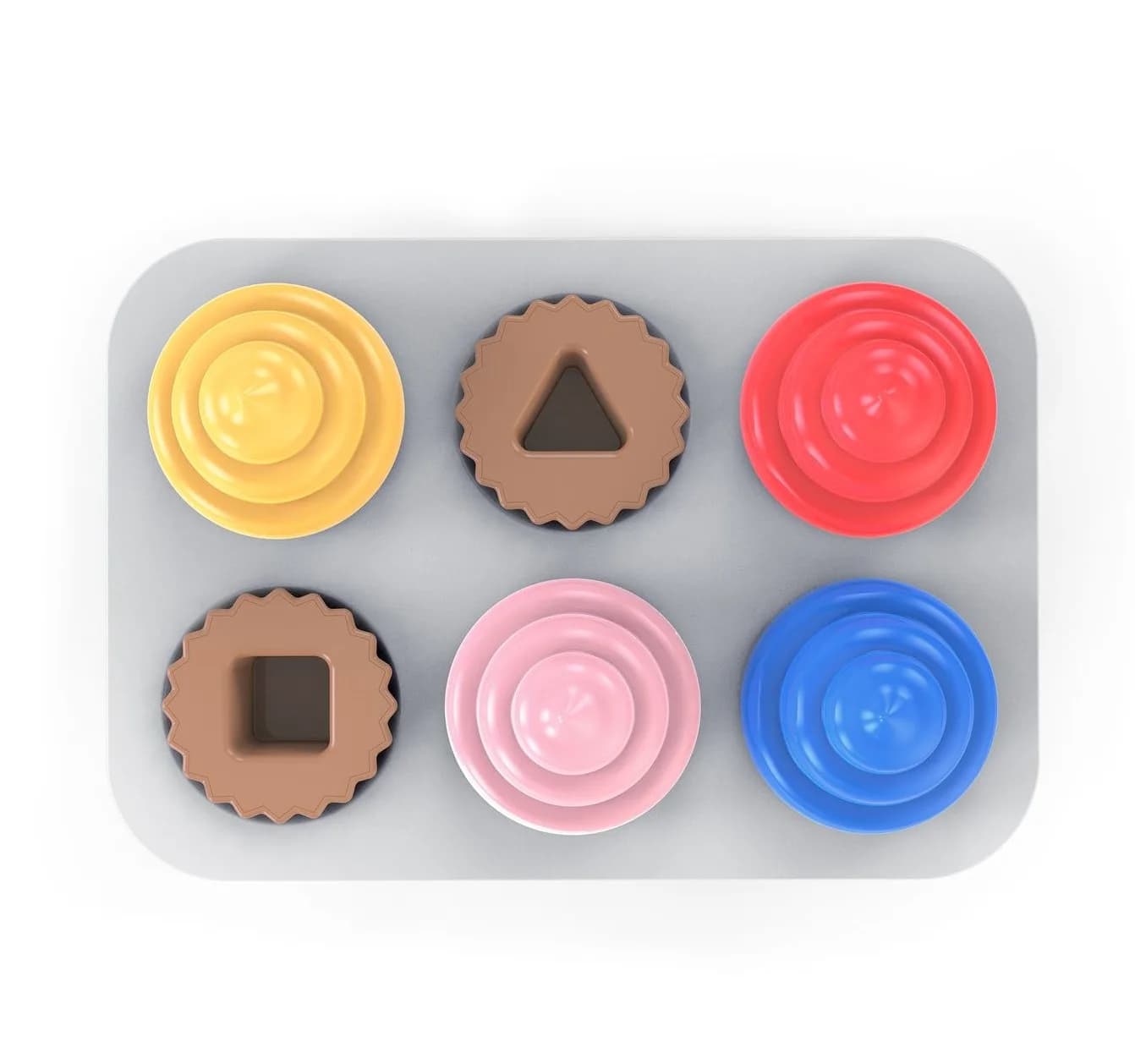 Сортер Sweet Cupcakes Bright Starts 12499 фото 6 Сортер Sweet Cupcakes Bright Starts 12499 фото 6