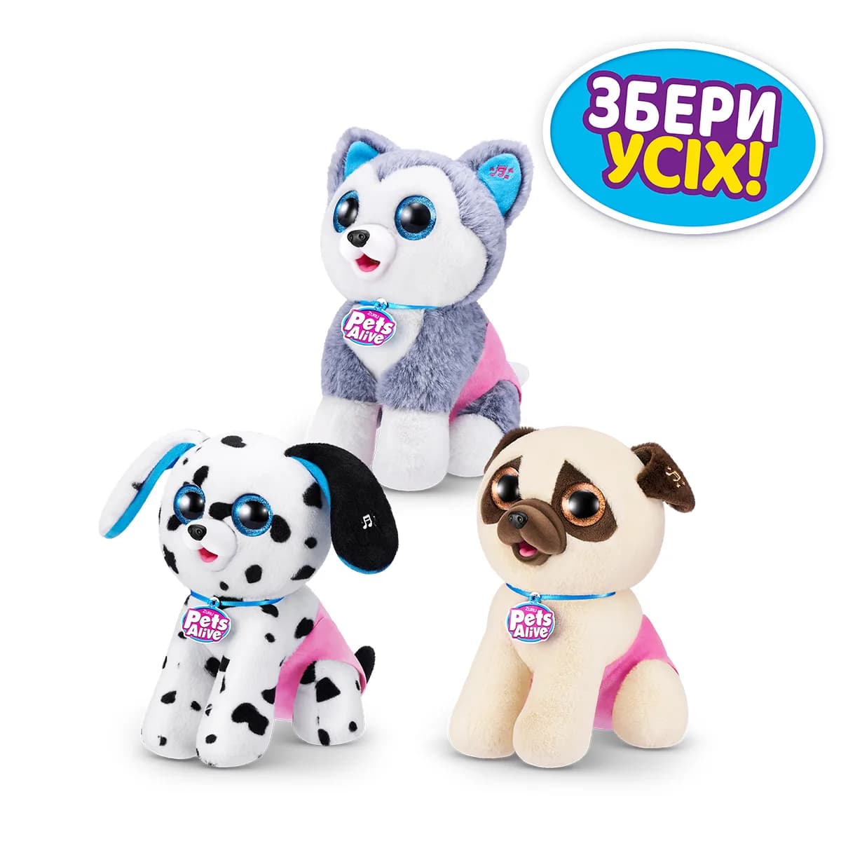 Набор интерактивный Zuru Pets Alive Щенки-озорники 9542 фото 2 Набор интерактивный Zuru Pets Alive Щенки-озорники 9542 фото 2