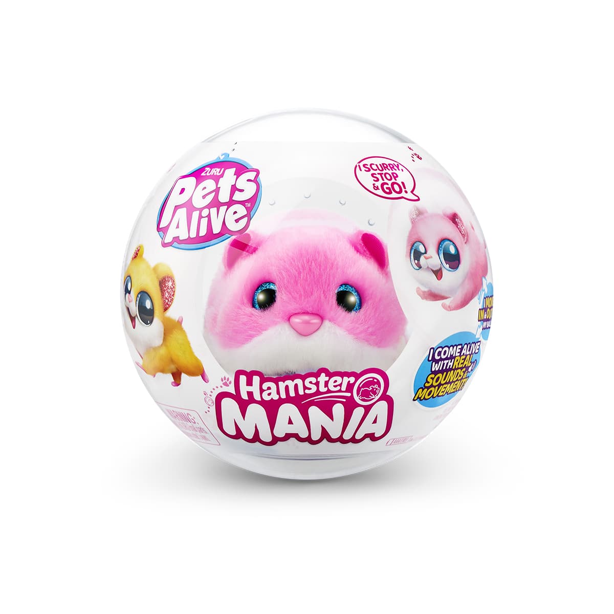 Игрушка интерактивная Zuru Pets Alive Забавный хомячок 9543-2