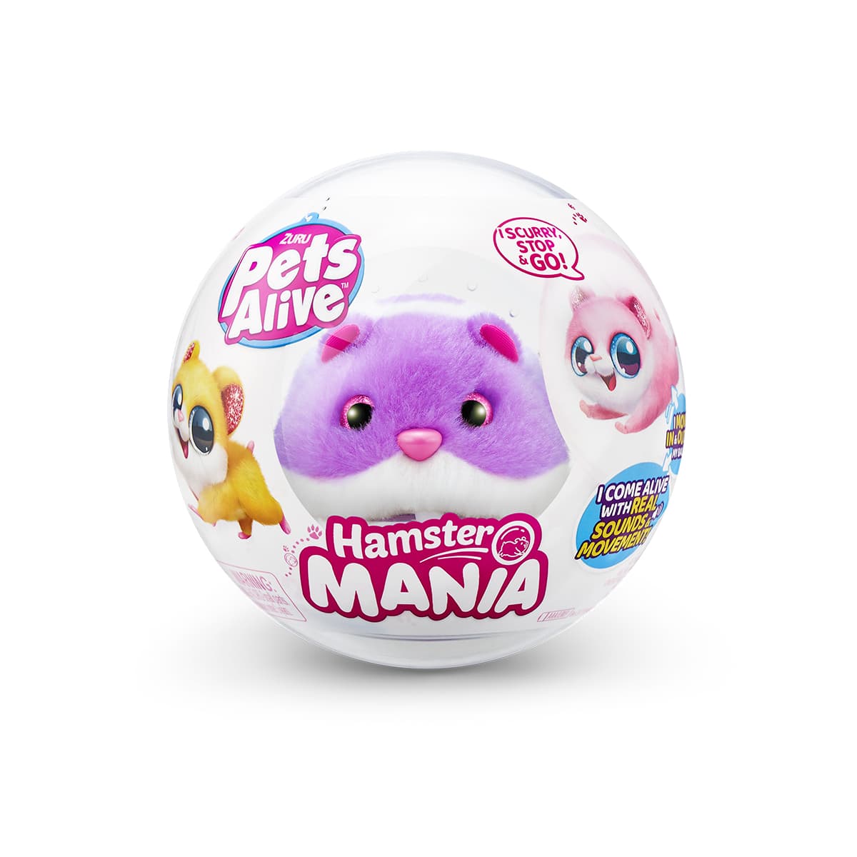 Іграшка інтерактивна Zuru Pets Alive Кумедний хом'ячок 9543-3