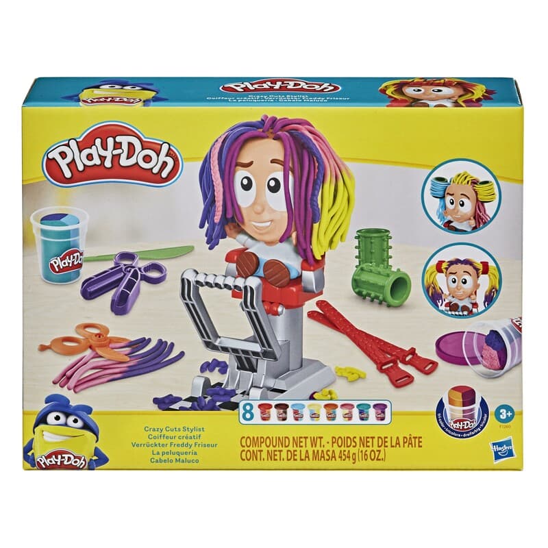 Набор для лепки Play-Doh Безумные прически F1260 Набор для лепки Play-Doh Безумные прически F1260