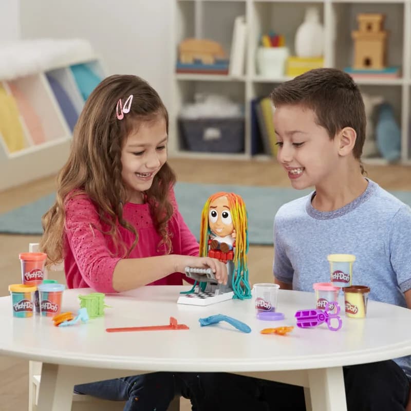 Набор для лепки Play-Doh Безумные прически F1260 фото 4 Набор для лепки Play-Doh Безумные прически F1260 фото 4