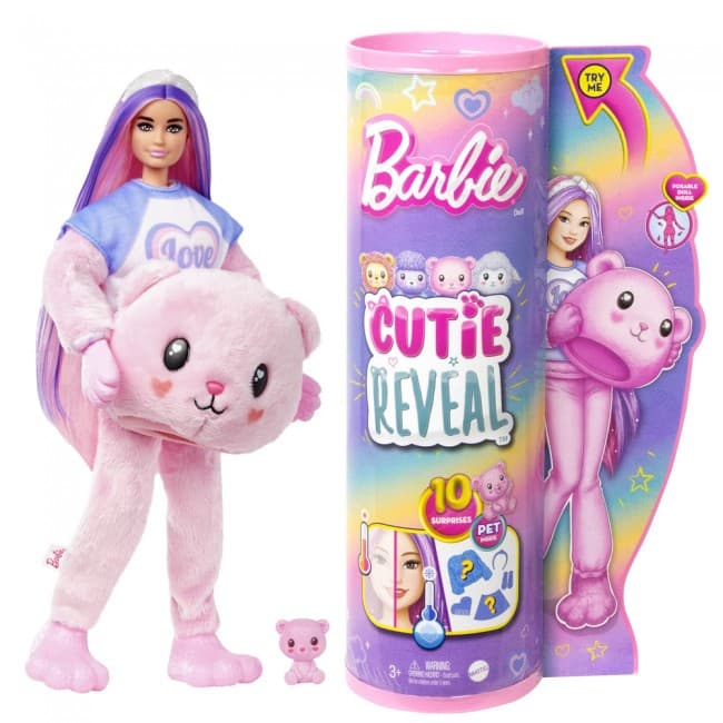 Лялька Barbie Cutie Reveal Ведмежа HKR04 Лялька Barbie Cutie Reveal Ведмежа HKR04