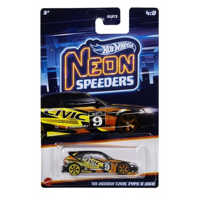 Машина тематична Hot Wheels Неонові перегонові HLH72 фото 4 Машина тематична Hot Wheels Неонові перегонові HLH72 фото 4