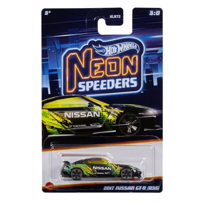 Машина тематична Hot Wheels Неонові перегонові HLH72 фото 8 Машина тематична Hot Wheels Неонові перегонові HLH72 фото 8