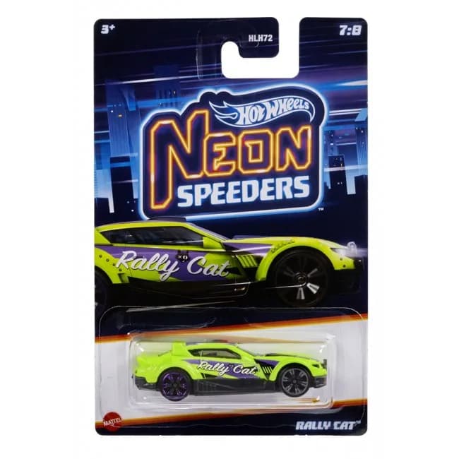 Машина тематична Hot Wheels Неонові перегонові HLH72 фото 6 Машина тематична Hot Wheels Неонові перегонові HLH72 фото 6