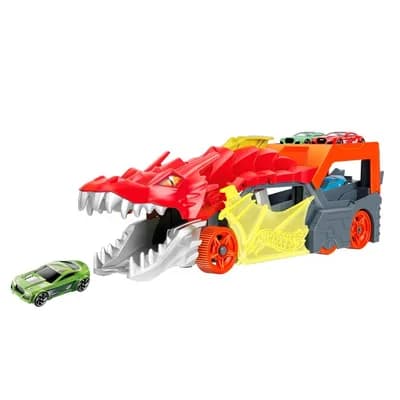 Машина Hot Wheels Транспортер Паща дракона GTK42 фото 4 Машина Hot Wheels Транспортер Паща дракона GTK42 фото 4