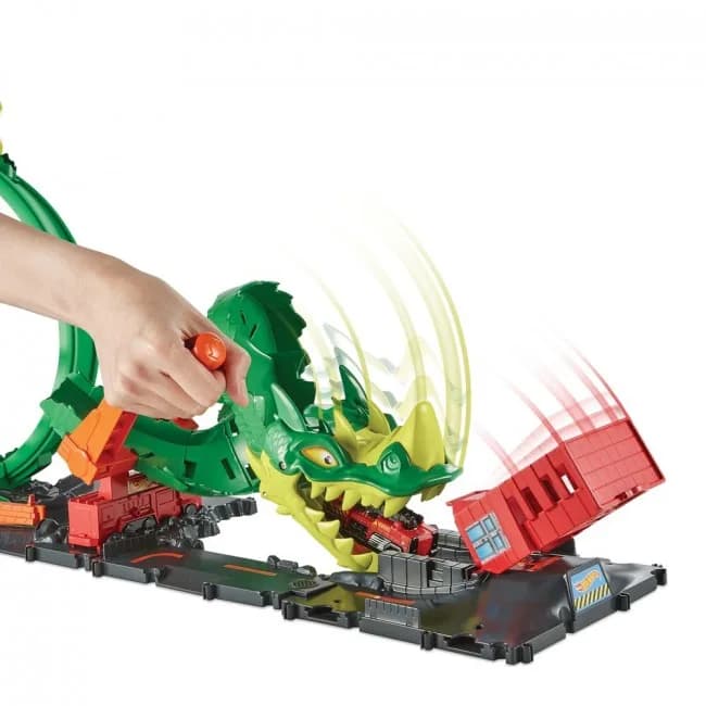 Трек Hot Wheels Атака вогняного дракона HDP03 фото 6 Трек Hot Wheels Атака вогняного дракона HDP03 фото 6