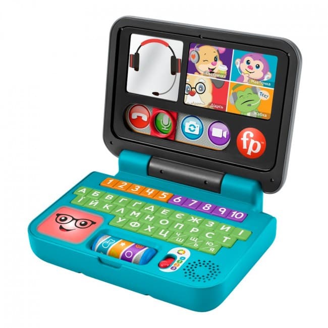Ноутбук интерактивный Fisher-price Веселое общение HHH09 Ноутбук интерактивный Fisher-price Веселое общение HHH09