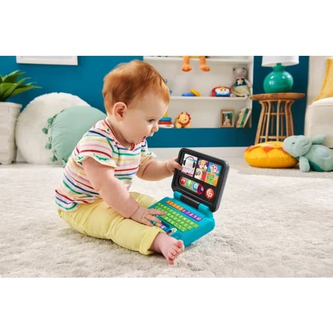 Ноутбук интерактивный Fisher-price Веселое общение HHH09 фото 4 Ноутбук интерактивный Fisher-price Веселое общение HHH09 фото 4
