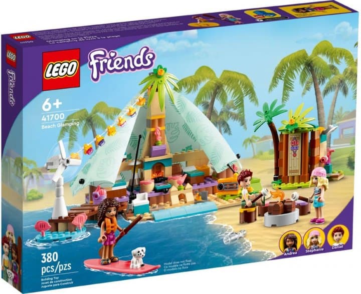Конструктор Lego Friends Кемпинг на пляже 380дет 41700 Конструктор Lego Friends Кемпинг на пляже 380дет 41700