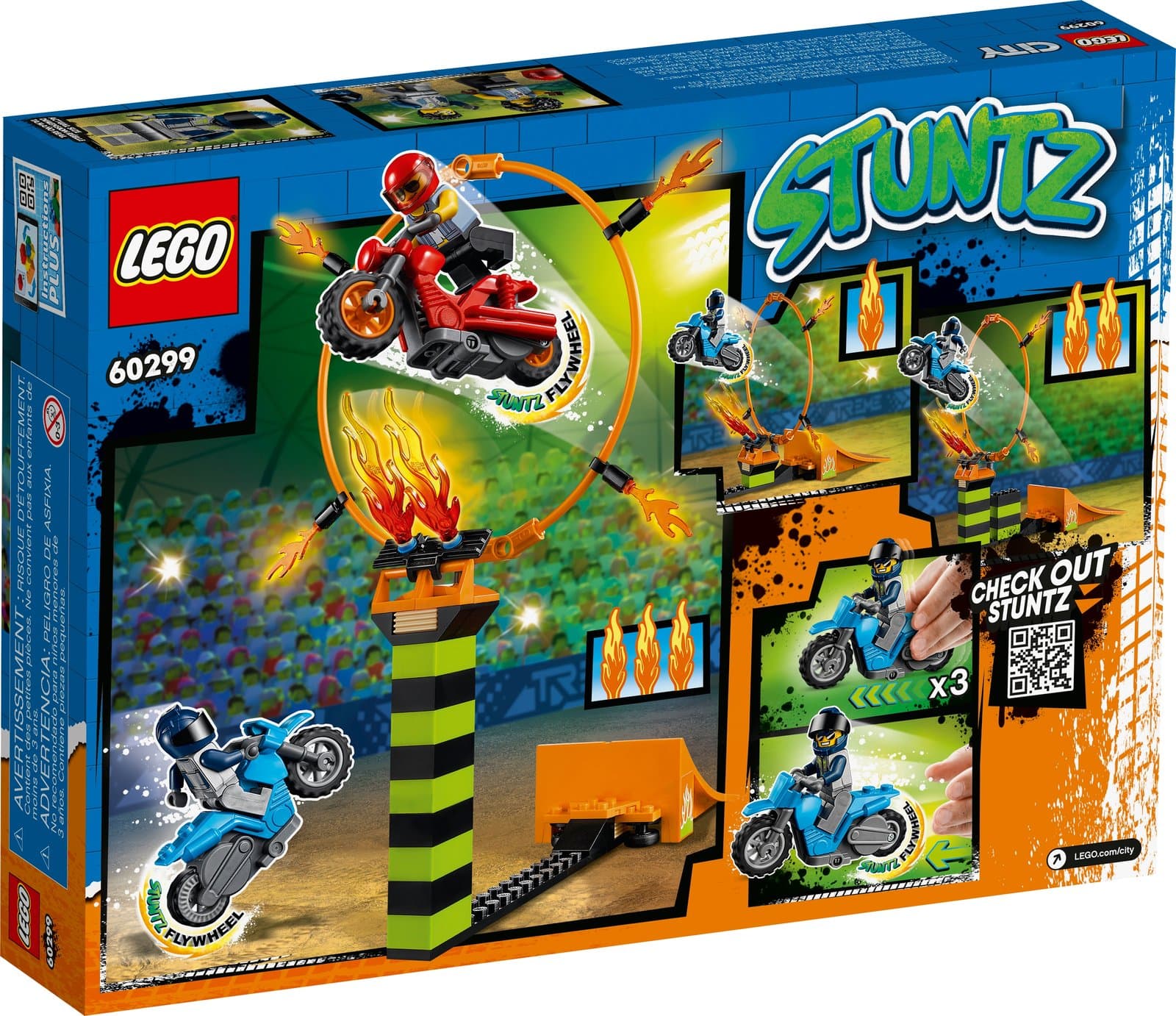Конструктор Lego City Соревнования трюков 73дет 60299 Конструктор Lego City Соревнования трюков 73дет 60299