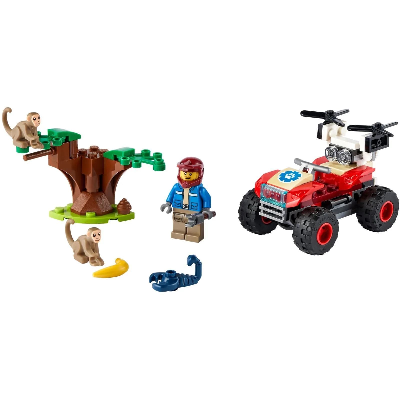 Конструктор Lego City Квадроцикл для спасения диких животных 74дет 60300 фото 4 Конструктор Lego City Квадроцикл для спасения диких животных 74дет 60300 фото 4