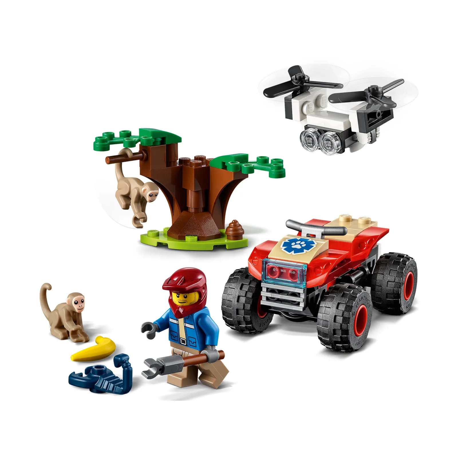 Конструктор Lego City Квадроцикл для спасения диких животных 74дет 60300 фото 8 Конструктор Lego City Квадроцикл для спасения диких животных 74дет 60300 фото 8