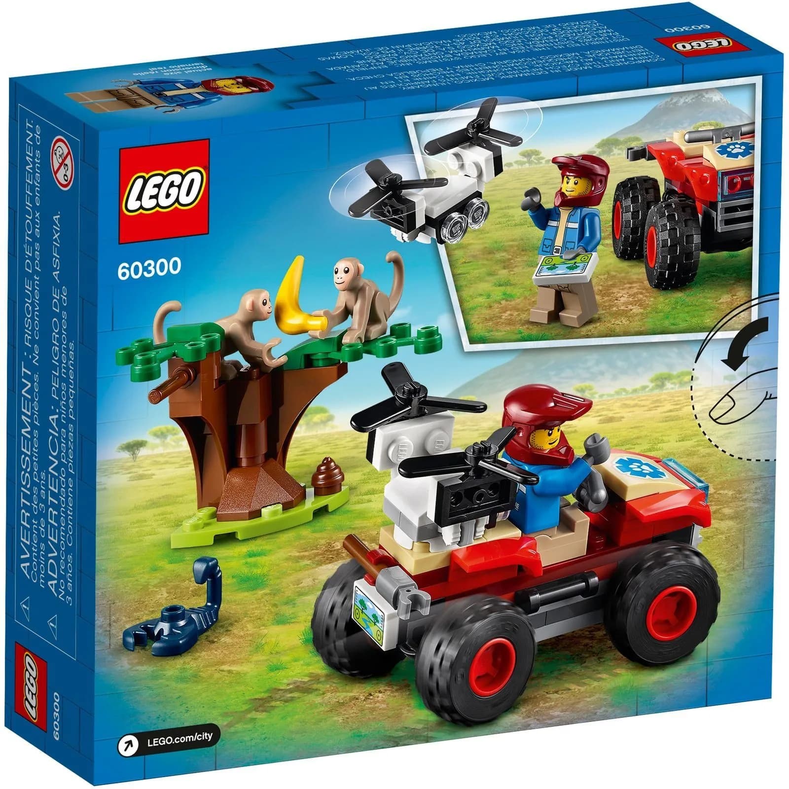 Конструктор Lego City Квадроцикл для спасения диких животных 74дет 60300 фото 9 Конструктор Lego City Квадроцикл для спасения диких животных 74дет 60300 фото 9