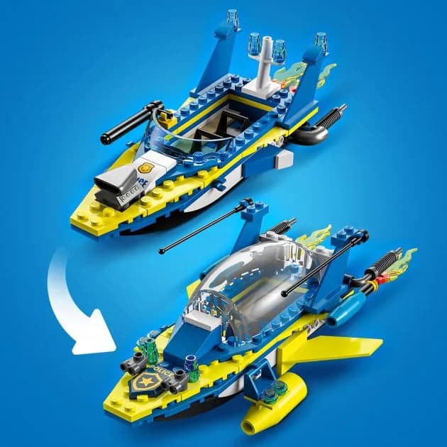Конструктор Lego City Детективні місії водної поліції 278дет 60355 фото 7 Конструктор Lego City Детективні місії водної поліції 278дет 60355 фото 7