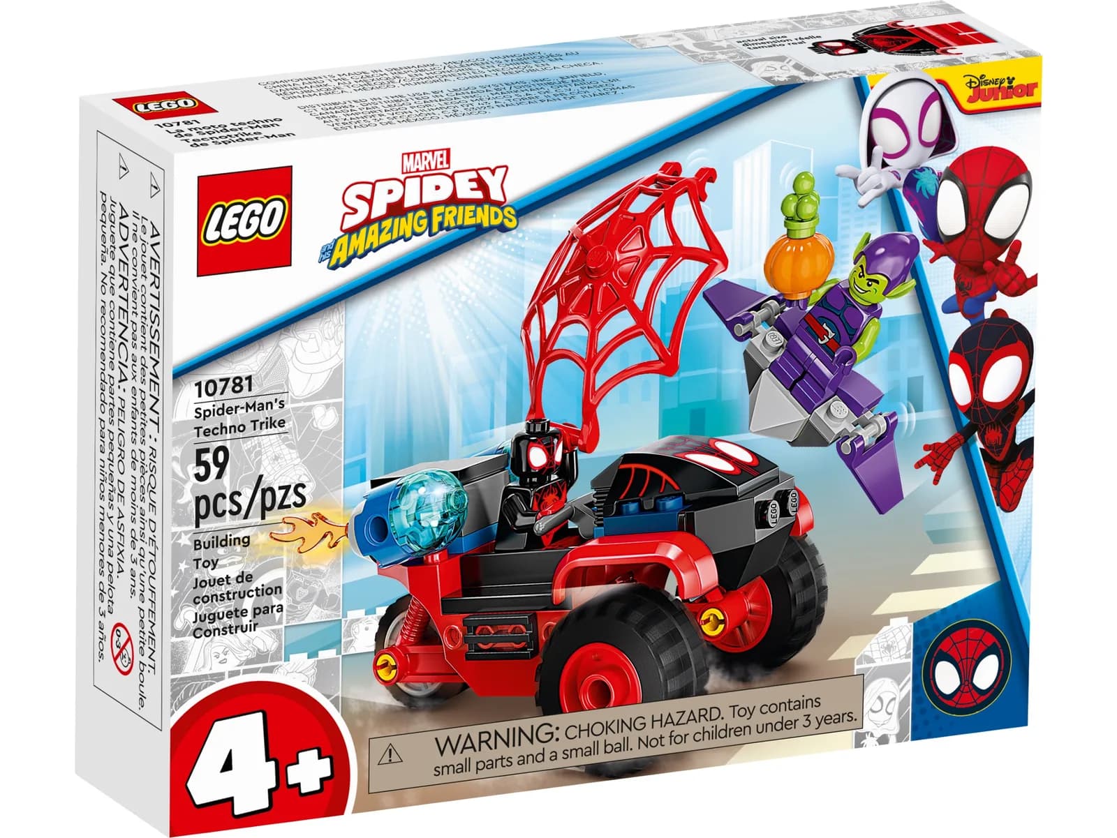 Конструктор Lego Marvel Техно велосипед Человека-паука 59дет 10781 фото 4 Конструктор Lego Marvel Техно велосипед Человека-паука 59дет 10781 фото 4