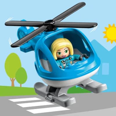 Конструктор Lego Duplo Поліцейська дільниця та гелікоптер 40дет 10959 фото 3 Конструктор Lego Duplo Поліцейська дільниця та гелікоптер 40дет 10959 фото 3