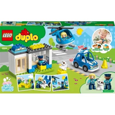 Конструктор Lego Duplo Поліцейська дільниця та гелікоптер 40дет 10959 фото 2 Конструктор Lego Duplo Поліцейська дільниця та гелікоптер 40дет 10959 фото 2