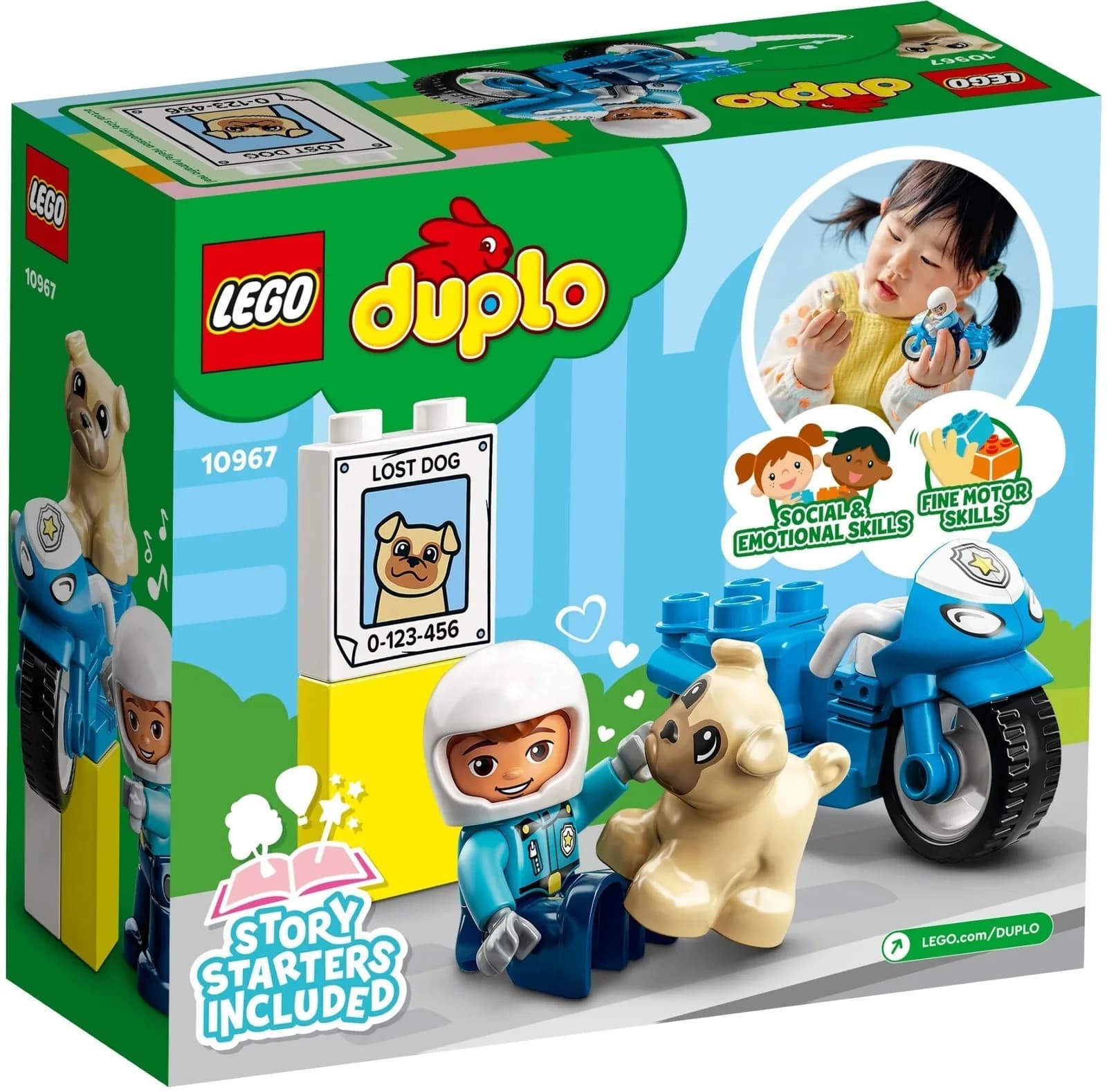 Конструктор Lego Duplo Поліцейський мотоцикл 5дет 10967 фото 2 Конструктор Lego Duplo Поліцейський мотоцикл 5дет 10967 фото 2